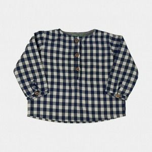 Grace Blue Checked Shirt